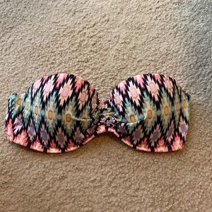 Victoria’s Secret strapless swim top
